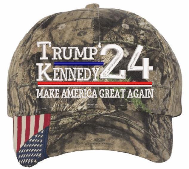 Trump Kennedy Jr 2024 Embroidered Flex fit or Adjustable Hat Trump Hat MAGA