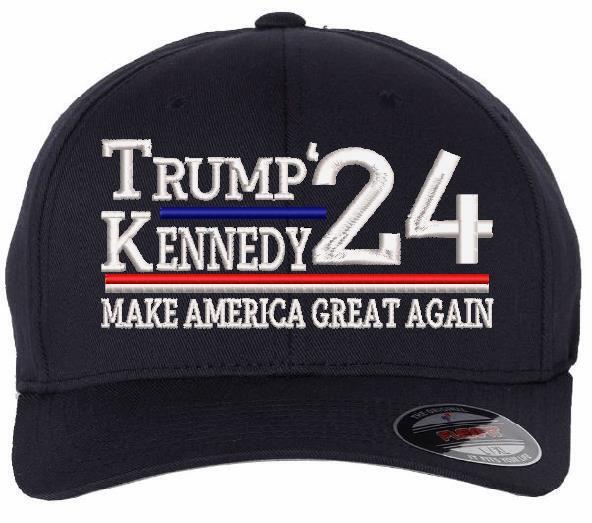 Trump Kennedy Jr 2024 Embroidered Flex fit or Adjustable Hat Trump Hat MAGA