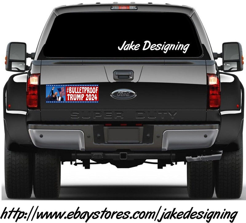 Trump Sticker - BULLETPROOF TRUMP 2024 Sticker or Magnet - MAGA Save America