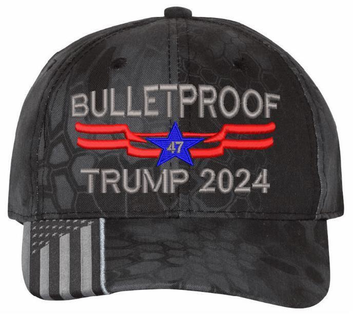 Trump Bulletproof Embroidered Hat - USA300 Adjustable Hat - MAGA Save America