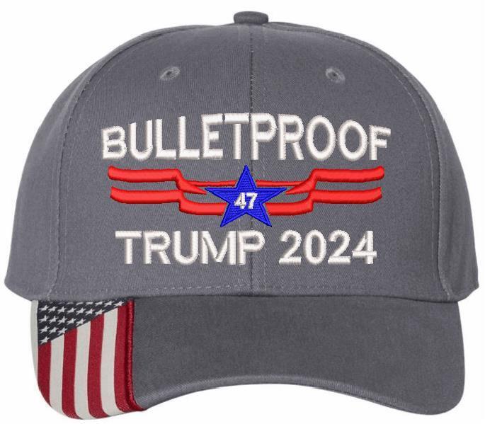 Trump Bulletproof Embroidered Hat - USA300 Adjustable Hat - MAGA Save America