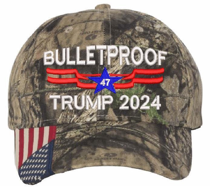 Trump Bulletproof Embroidered Hat - USA300 Adjustable Hat - MAGA Save America