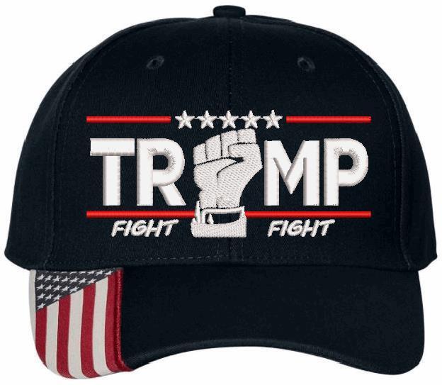 Trump Bulletproof Fight for America Embroidered Adjustable Hat USA300 OutdoorCap