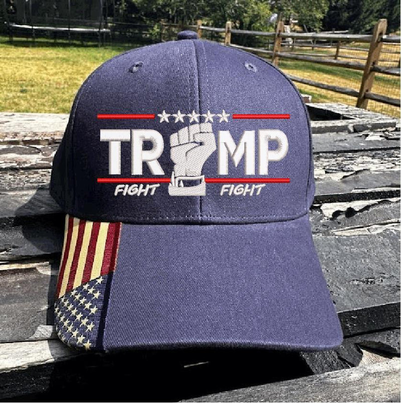 Trump Bulletproof Fight for America Embroidered Adjustable Hat USA300 OutdoorCap