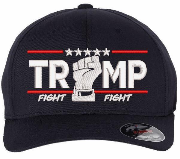 Trump Bulletproof Fight for America Embroidered Flex Fit Hat - MAGA Trump 2024