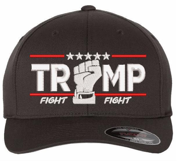 Trump Bulletproof Fight for America Embroidered Flex Fit Hat - MAGA Trump 2024