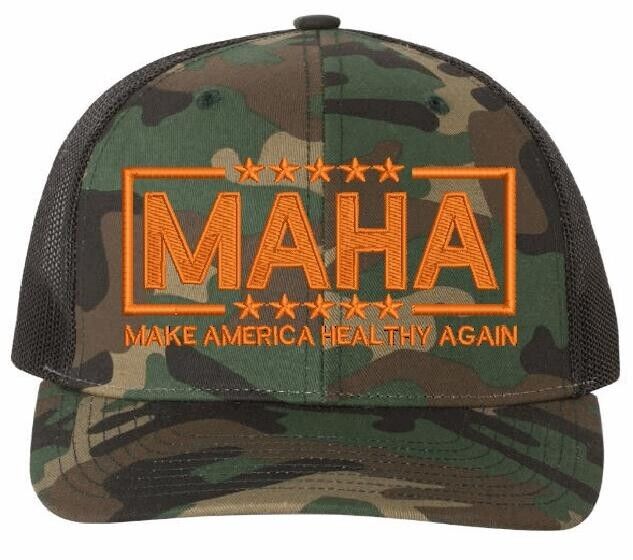 MAHA Make America Healthy Again TMP Vance Kennedy Embroidered Hat Rich 112P OG