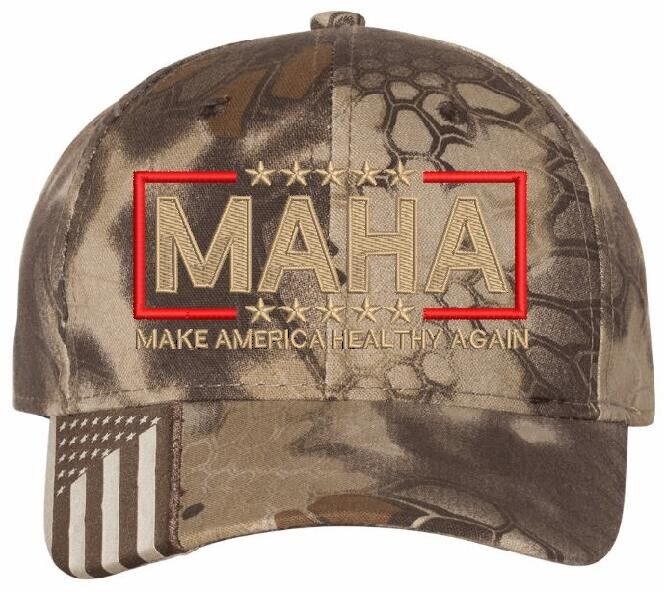 MAHA Make America Healthy Again TMP Vance Kennedy Embroidered Hat Kryp Highlnd