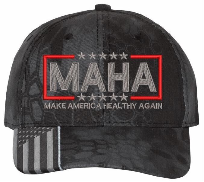 MAHA Make America Healthy Again TMP Vance Kennedy Embroidered Hat USA300 Typhn