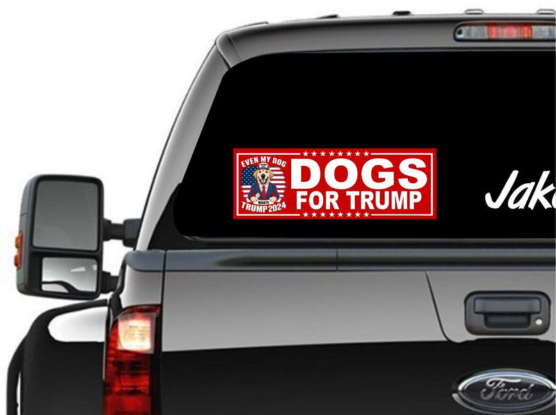 DOGS for TMP Bumper Sticker MAGA Make America Great Again