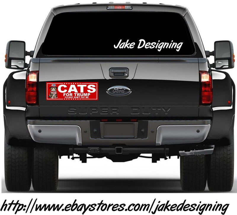 Political Bumper Sticker - Cats for TMP Bumper Sticker