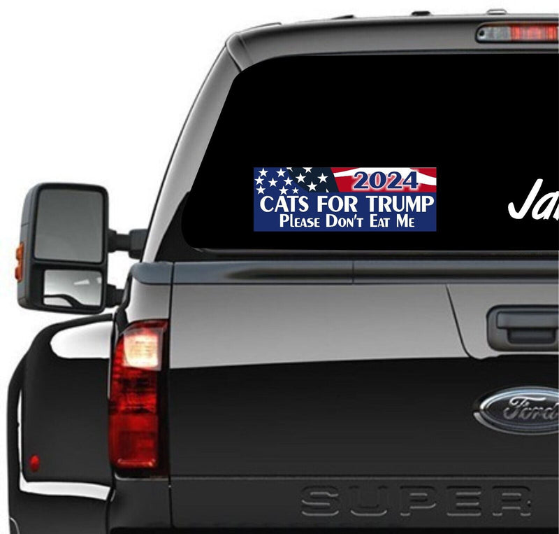 Political Bumper Sticker - Cats for TMP Bumper Sticker