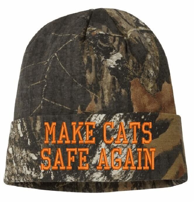 Make Cats Safe Again Winter Hat Mossy Oak Breakup TMP 2024 TMP Vance Hat