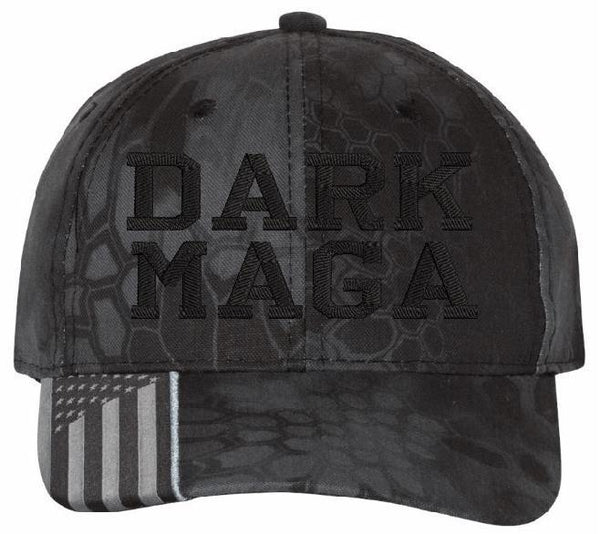 Dark MAGA Trump 2024 Elon Musk Embroidered Hat - CWF305 Typhoon Hat