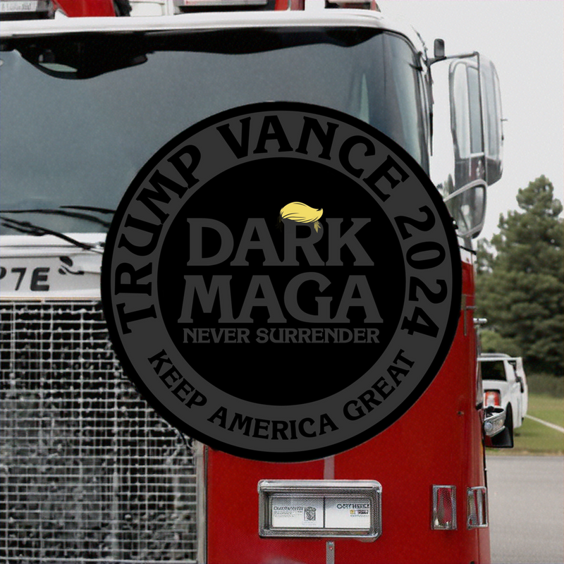 Trump 2024 Sticker - Dark MAGA Never Surrender Decal Sticker Trump Vance 2024