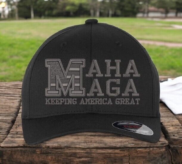 Trump Hat Make America Great Again Hat MAGA MAHA Healthy Again Fitted Trump Hat