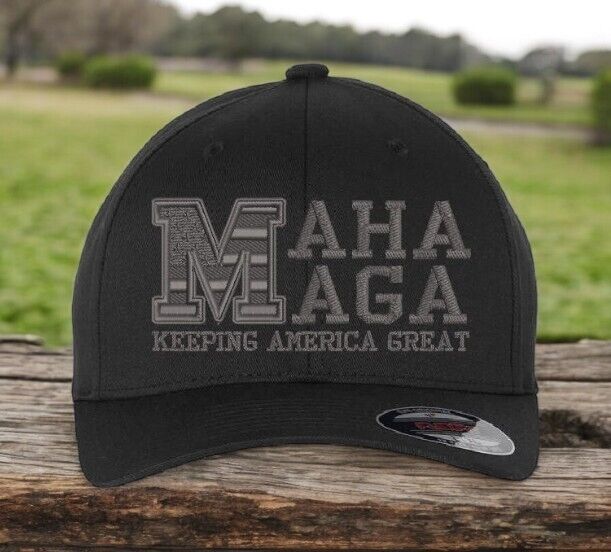 Trump Hat Make America Great Again Hat MAGA MAHA Healthy Again Fitted Trump Hat