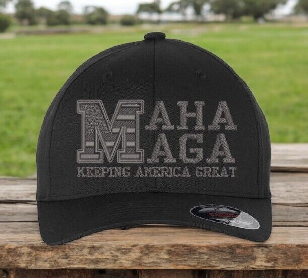 Trump Hat Make America Great Again Hat MAGA MAHA Healthy Again Fitted Trump Hat