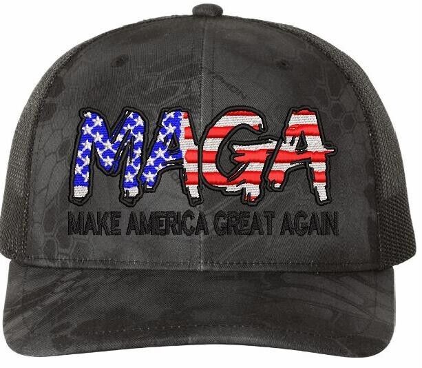 Trump Hat Make America Great Again Script Style Rich. 112 Typhon USA Style Hat