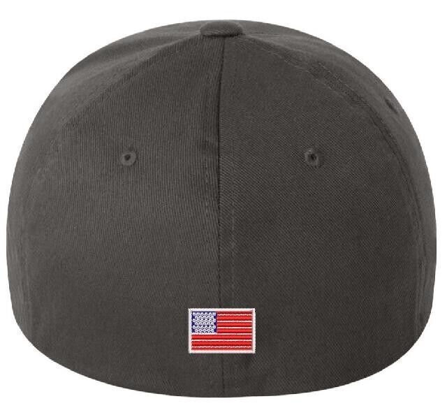 Trump Hat Make America Great Again Script Style Flex Fit DARK GRAY Trump Hat