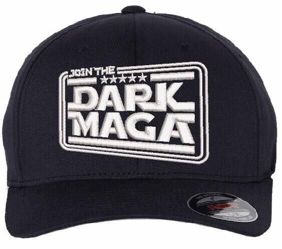 Trump Hat Join the DARK MAGA Style Flex Fit Embroidered NAVY BLUE TRUMP HAT MAGA