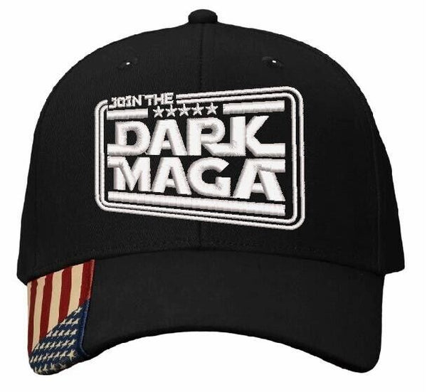 Trump Hat JOIN THE DARK MAGA Style Embroidered AM350S Adjustable TRUMP 2024 HAT