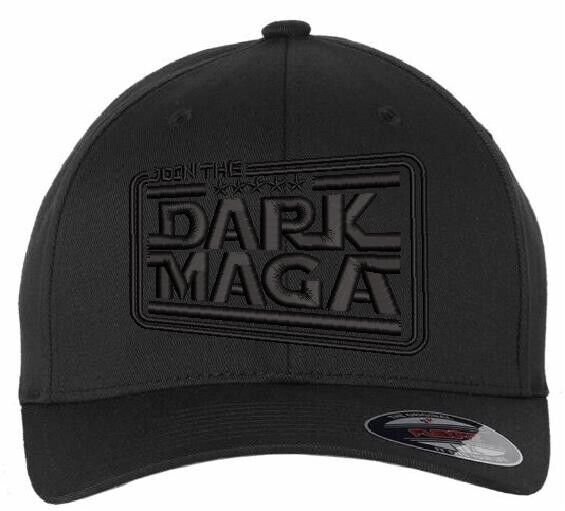 Trump Hat Join the DARK MAGA Style Flex Fit Embroidered BLACK TRUMP HAT MAGA