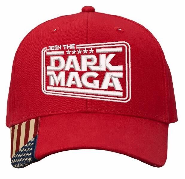 Trump Hat JOIN THE DARK MAGA Style Embroidered AM350S Adjustable TRUMP 2024 HAT