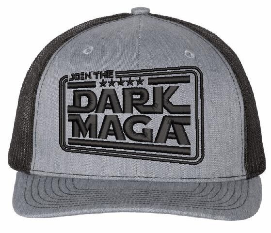 Trump Hat JOIN THE DARK MAGA Star Wars Stye Embroidered Richardson 112 Mesh Hat