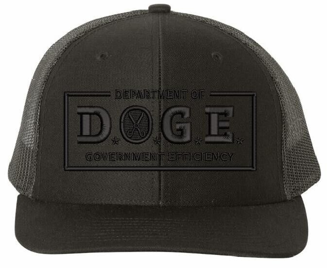 DOGE Hat Department of Government Efficiency Embroidered Richardson 112 Mesh Hat