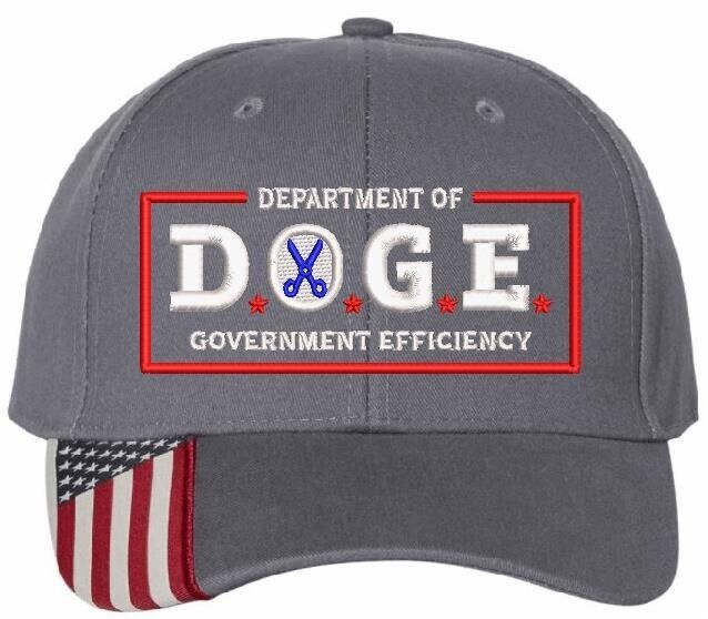 DOGE Hat Department of Government Efficiency Embroidered Trump Hat AM350 Hat