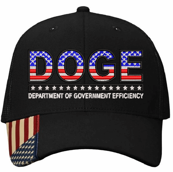 USA DOGE Hat Department of Efficiency Embroidered Trump Hat AM350