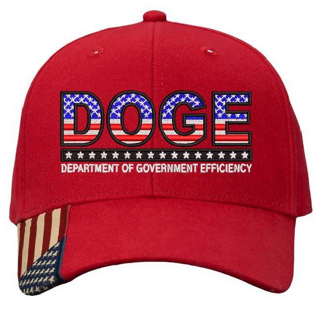 USA DOGE Hat Department of Efficiency Embroidered Trump Hat AM350