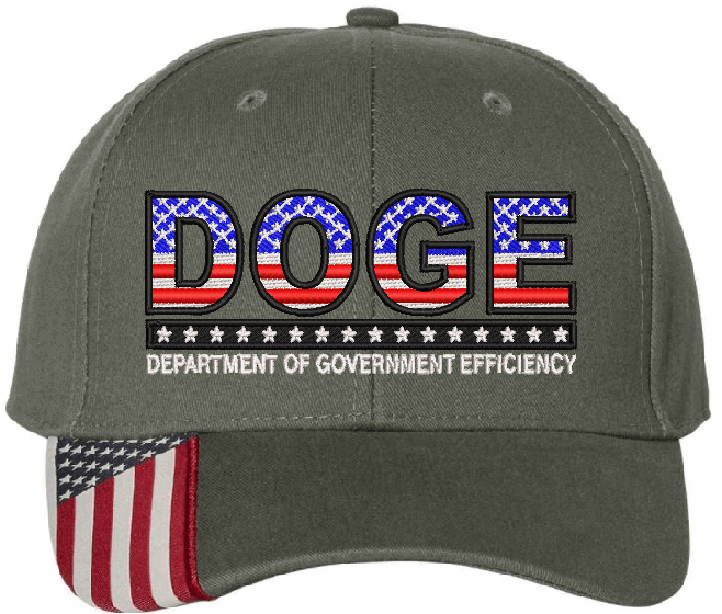 USA DOGE Hat Department of Efficiency Embroidered Trump Hat AM350