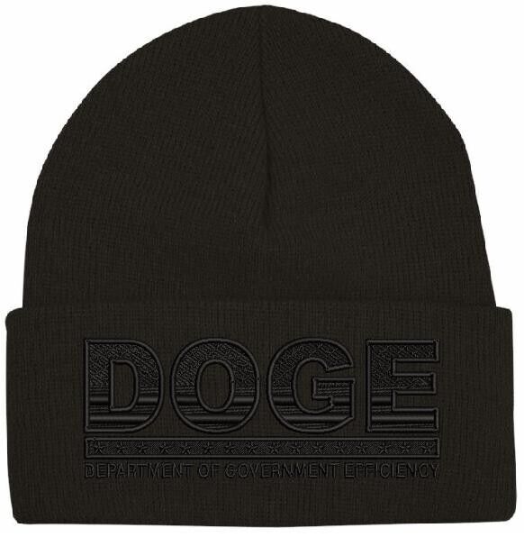 USA DOGE WINTER Hat Trump 2024 Elon Musk Efficiency Embroidered Beanie