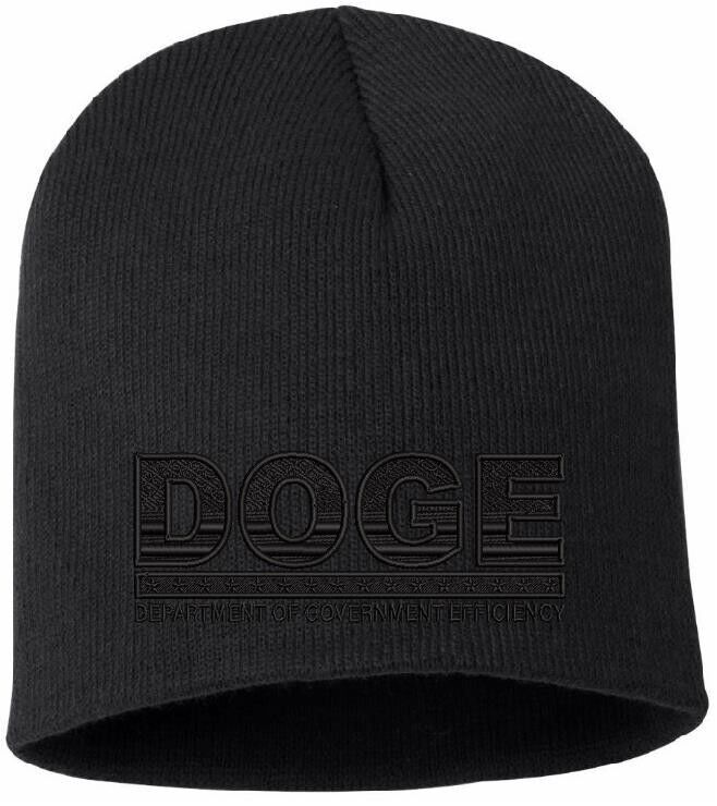 USA DOGE WINTER Hat Trump 2024 Elon Musk Efficiency Embroidered Beanie