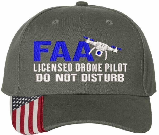 Drone Pilot Hat Embroidered Drone Aircraft Pilot USA300/KATI AM350 Drone Hat