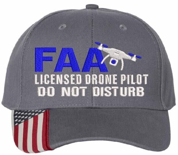 Drone Pilot Hat Embroidered Drone Aircraft Pilot USA300/KATI AM350 Drone Hat