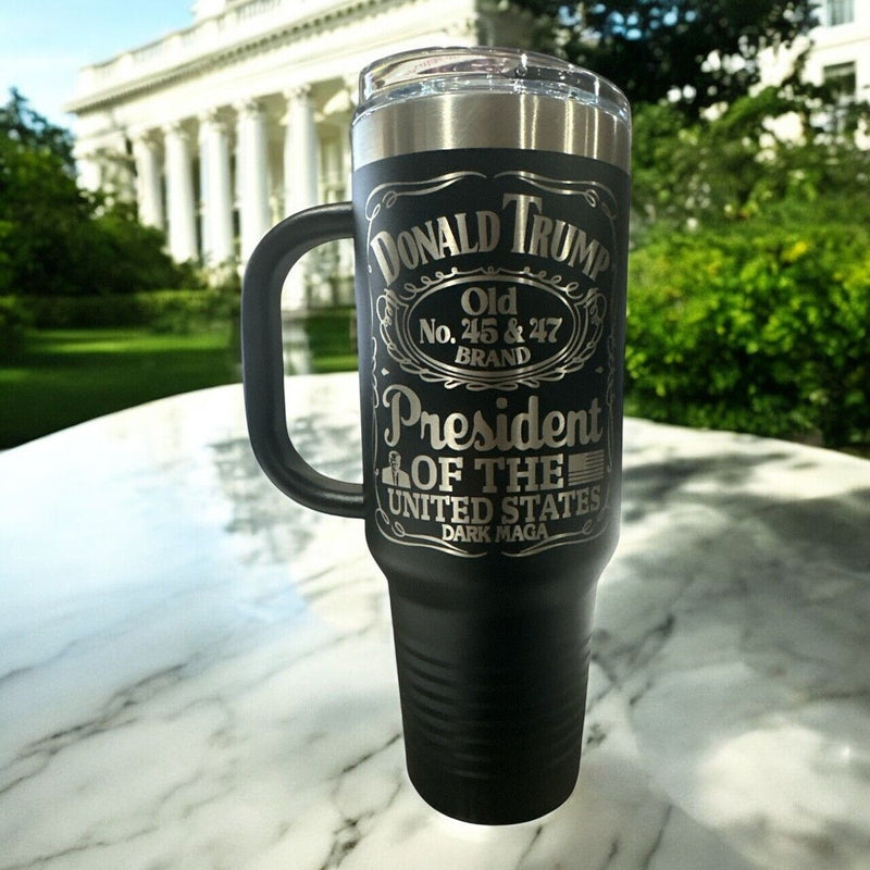 Trump Tumbler 40oz President of the United States 45-47 Hot/Cold Tumbler | Gifts