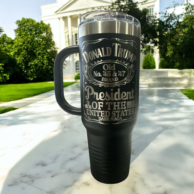 Trump Tumbler 40oz President of the United States 45-47 Hot/Cold Tumbler | Gifts