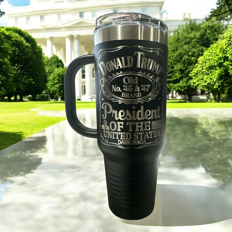 Trump Tumbler 40oz President of the United States 45-47 Hot/Cold Tumbler | Gifts