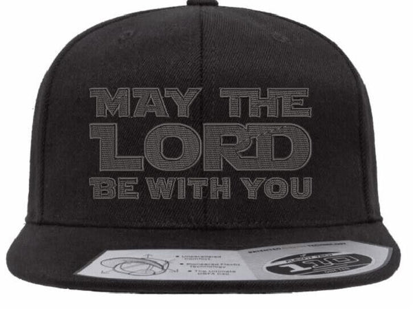 Jesus is my Savior "May the Lord be with you" Embroidered Flex 110F Adj. Hat