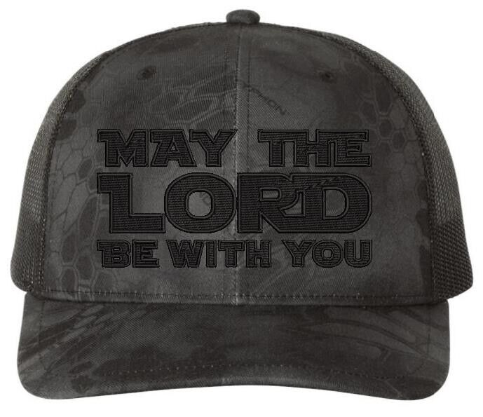 Jesus is my Savior "May the Lord be with you" Embroidered Richardson 112 Kryptek