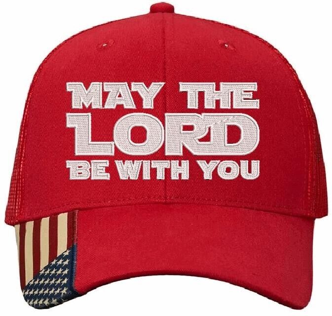 Jesus is my savior "May The LORD Be With You" Hat Embroidered Adjustable Hat