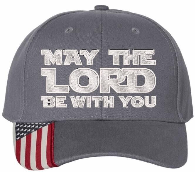 Jesus is my savior "May The LORD Be With You" Hat Embroidered Adjustable Hat