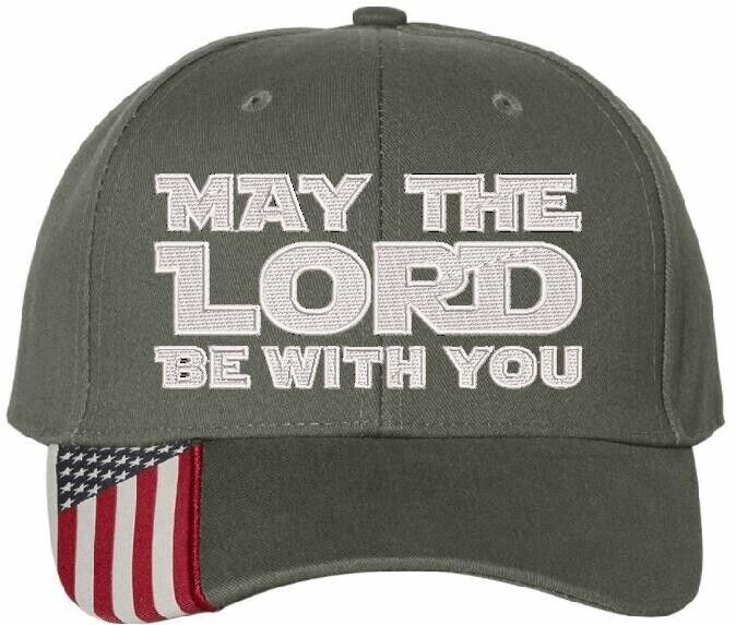 Jesus is my savior "May The LORD Be With You" Hat Embroidered Adjustable Hat