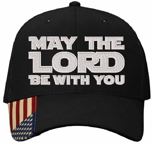 Jesus is my savior "May The LORD Be With You" Hat Embroidered Adjustable Hat