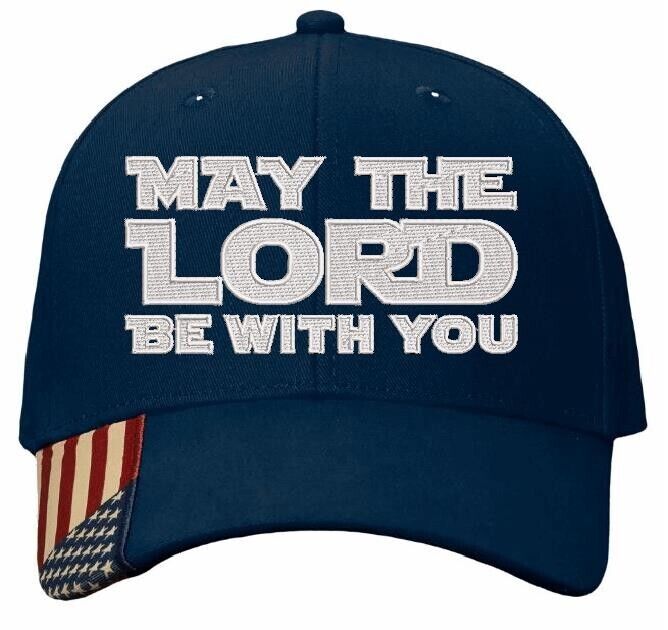 Jesus is my savior "May The LORD Be With You" Hat Embroidered Adjustable Hat