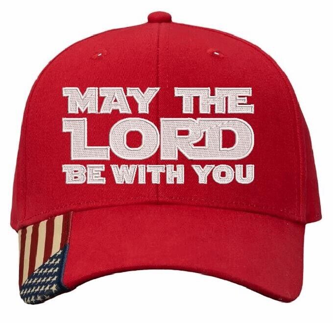 Jesus is my savior "May The LORD Be With You" Hat Embroidered Adjustable Hat