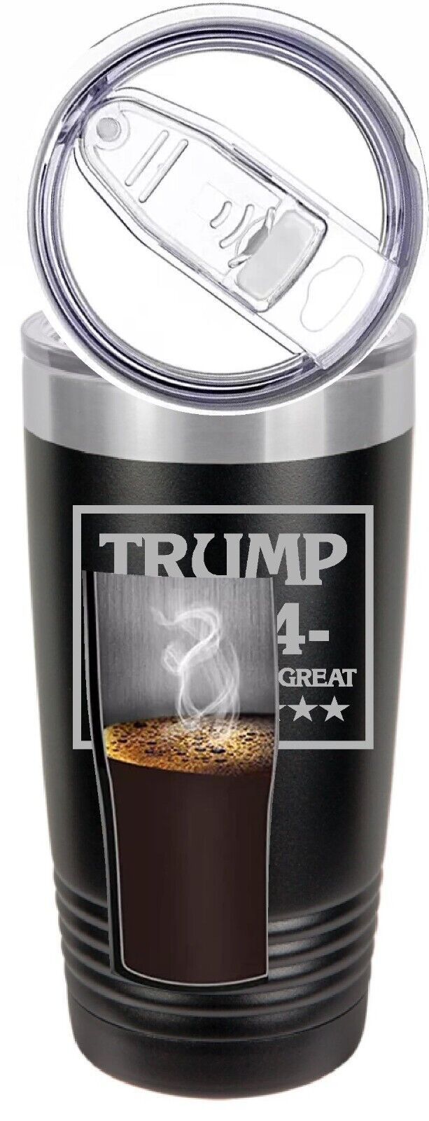 Trump 2024 20oz – 2 Sided Lasered Engraved Tumbler Trump 2024 Trump Sitting Cup